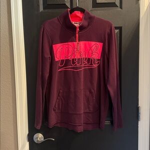 PINK Victoria's Secret Pink and Purple Sweatshirt